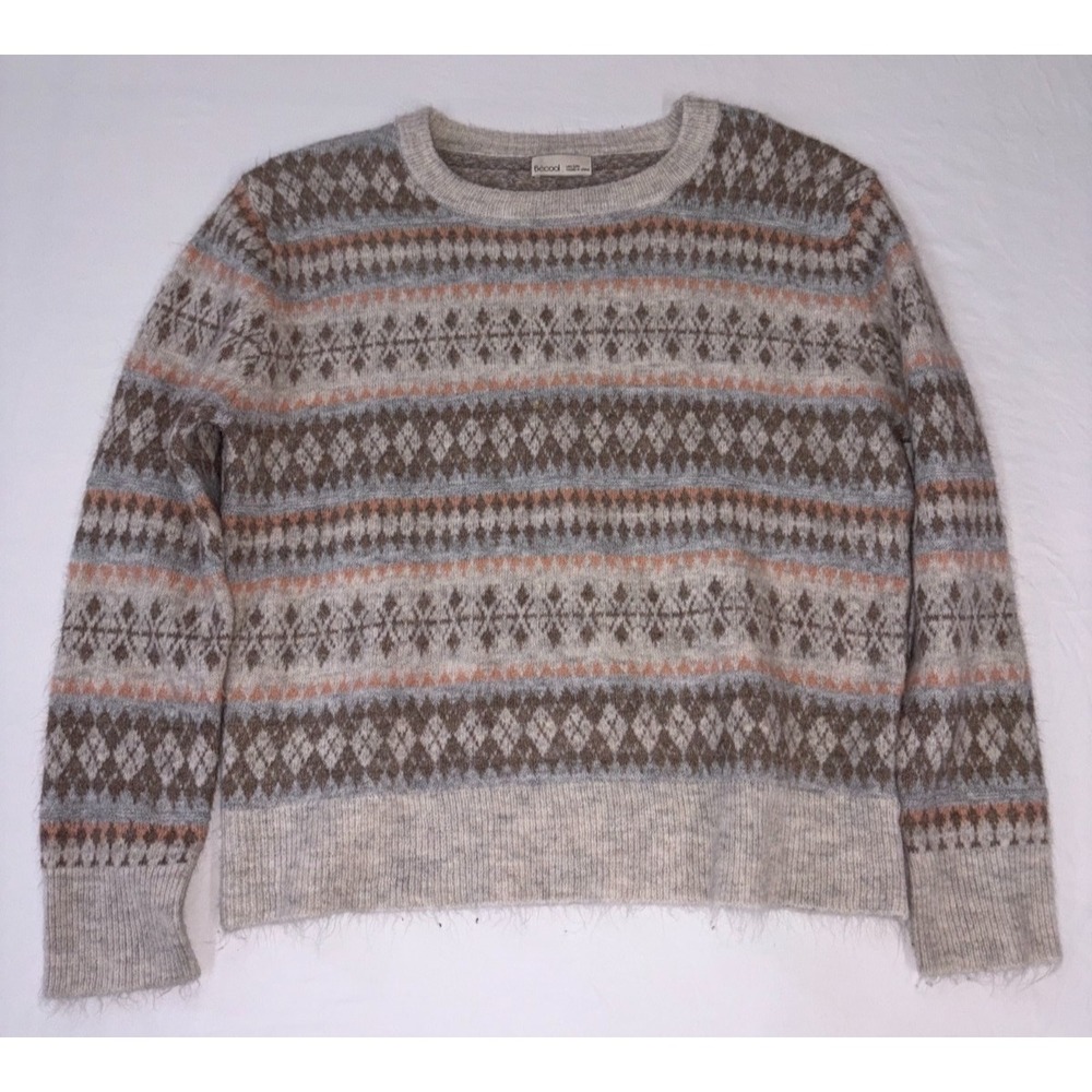 Becool Winter Crewneck Oversized Sweater Cozy